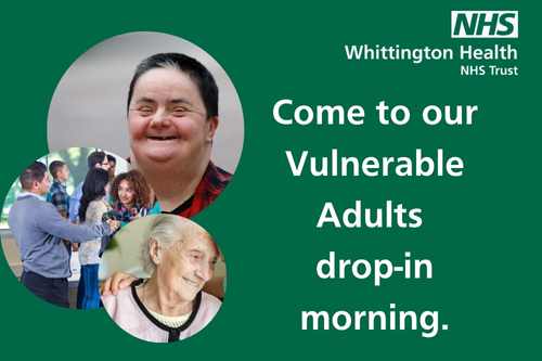 Come to our Vulnerable Adults drop-in morning